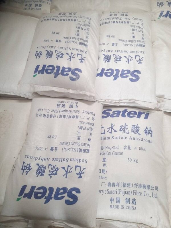 Sodium sulphate.