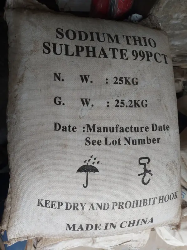 sodium thio sulphate 99 pct