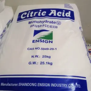 Citric acid monohydread.