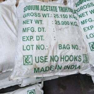 Sodium Acetate Trihydrate.
