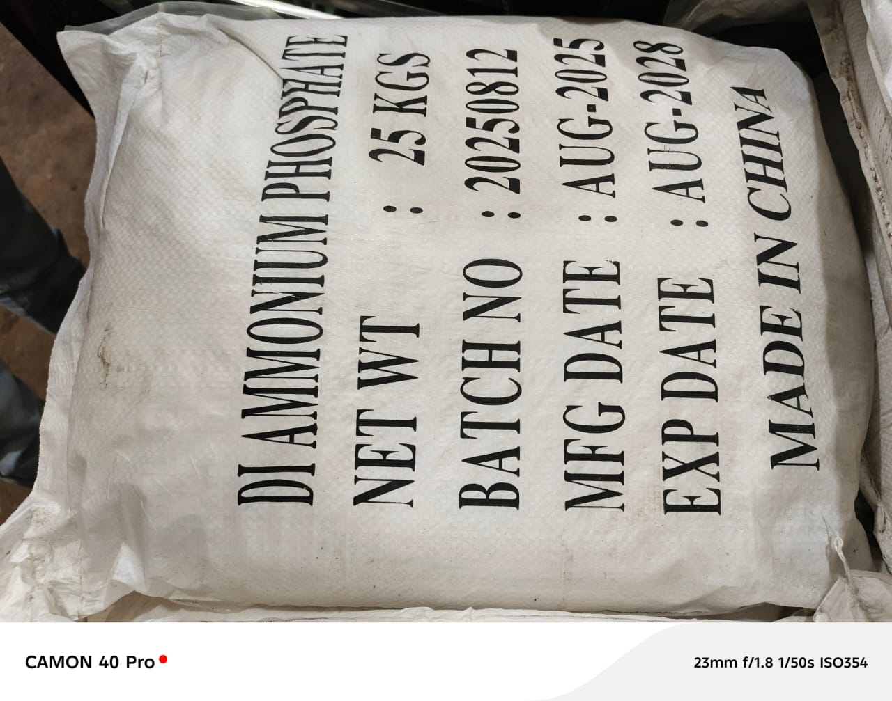 Di Ammonium phosphate.